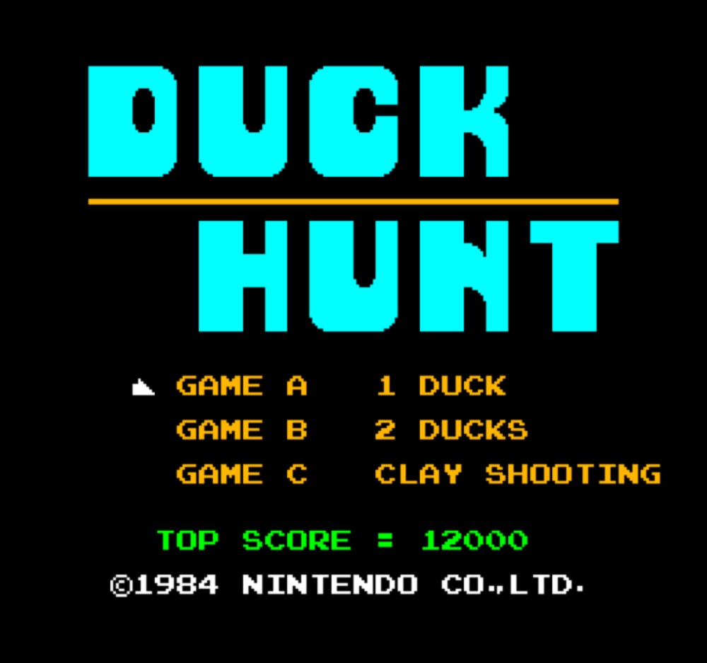 Cover art for DUCK HUNT