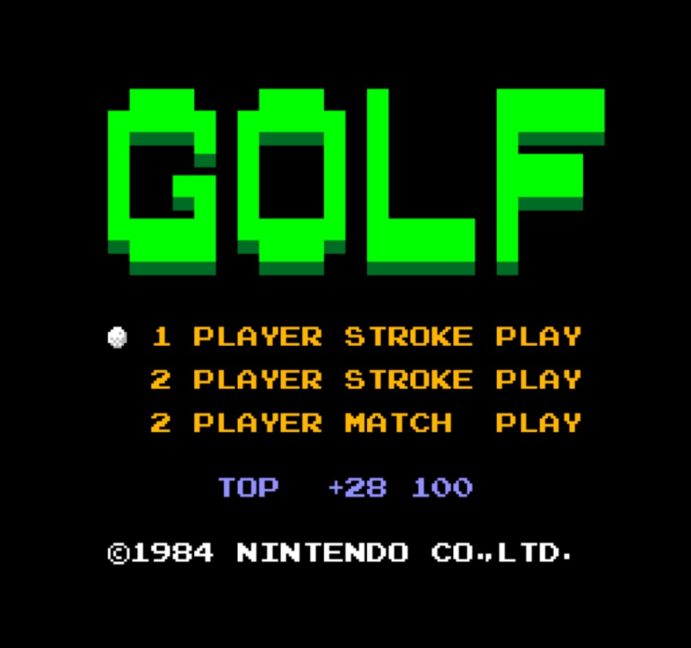 Cover art for GOLF