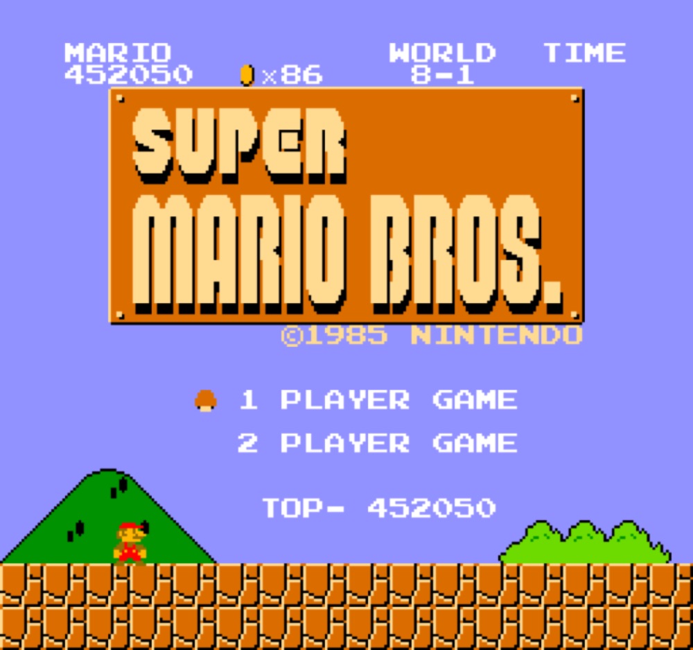 Cover art for SUPER MARIO BROS.