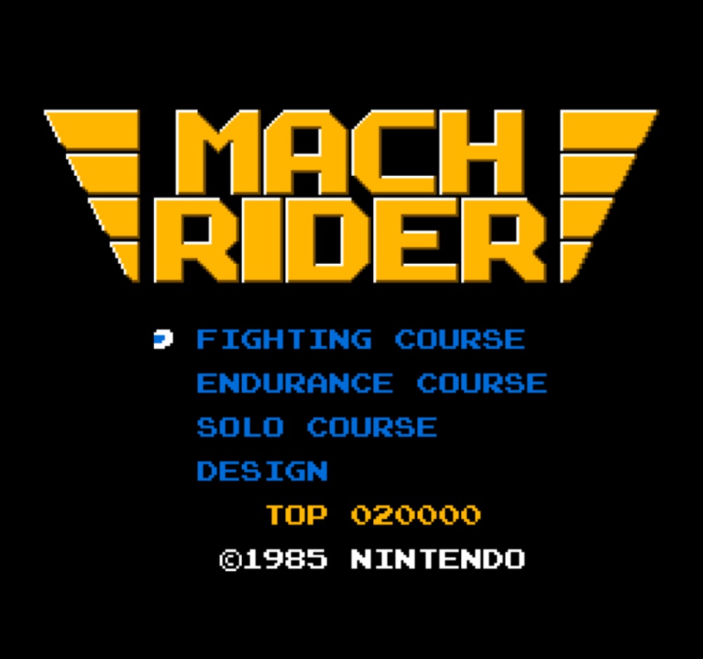 Cover art for MACH RIDER
