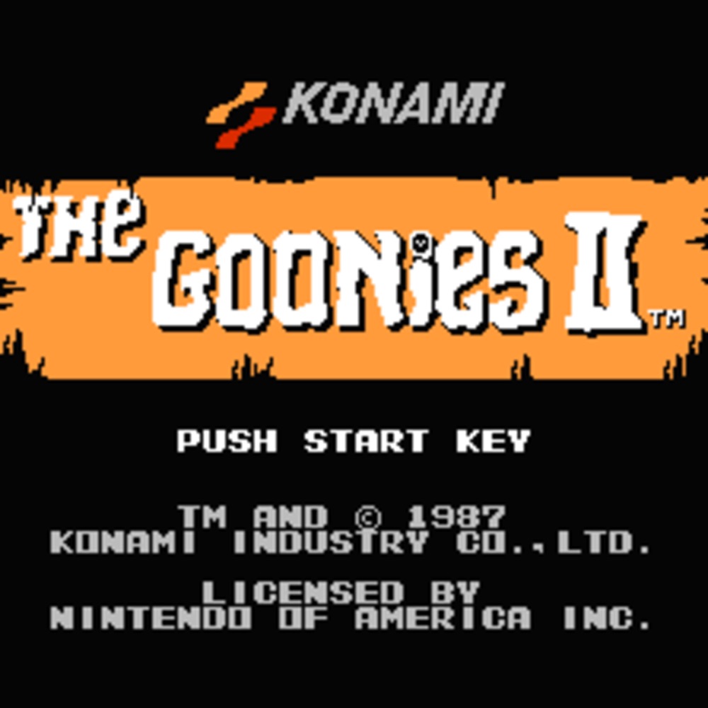 Cover art for THE GOONIES II