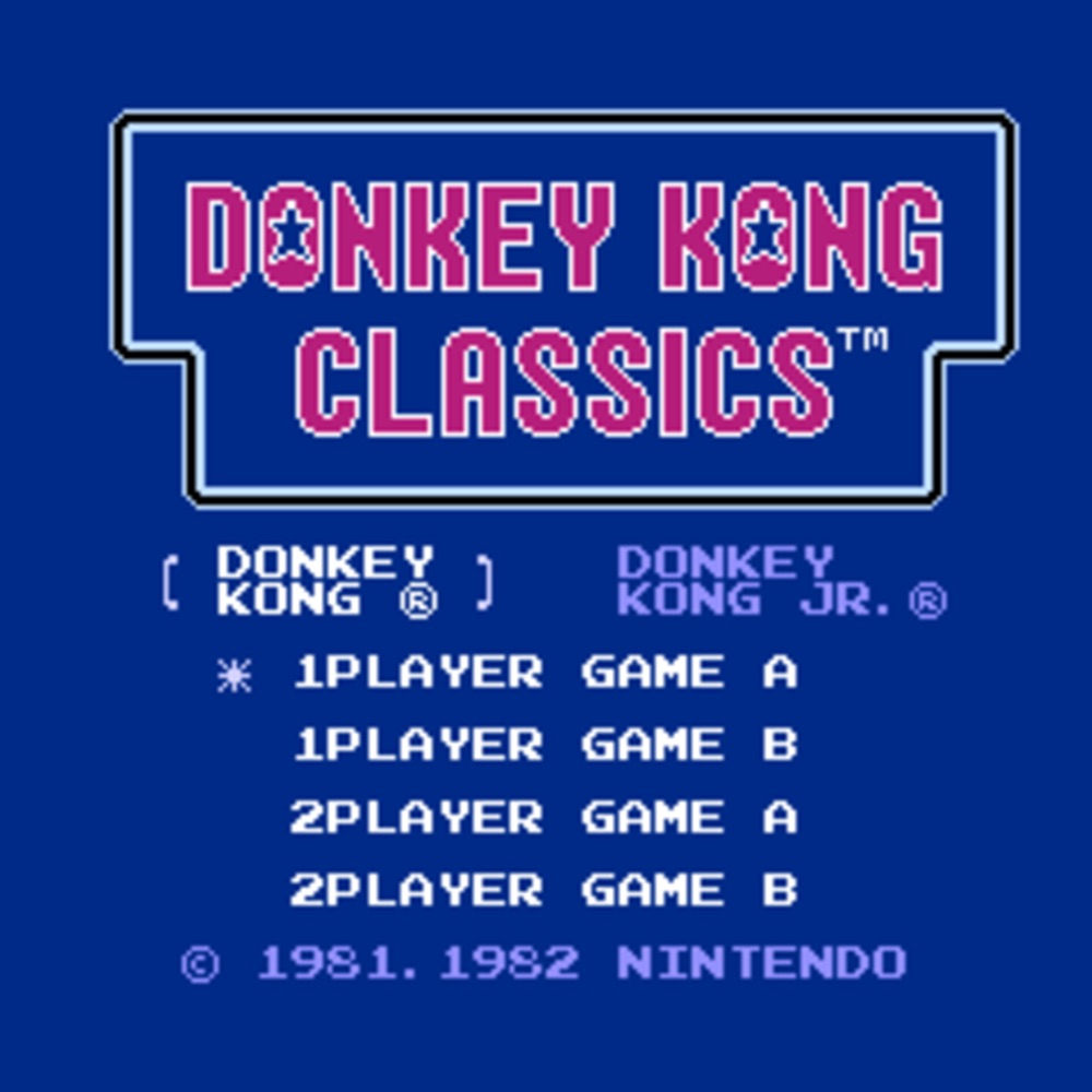 Cover art for DONKEY KONG CLASSICS