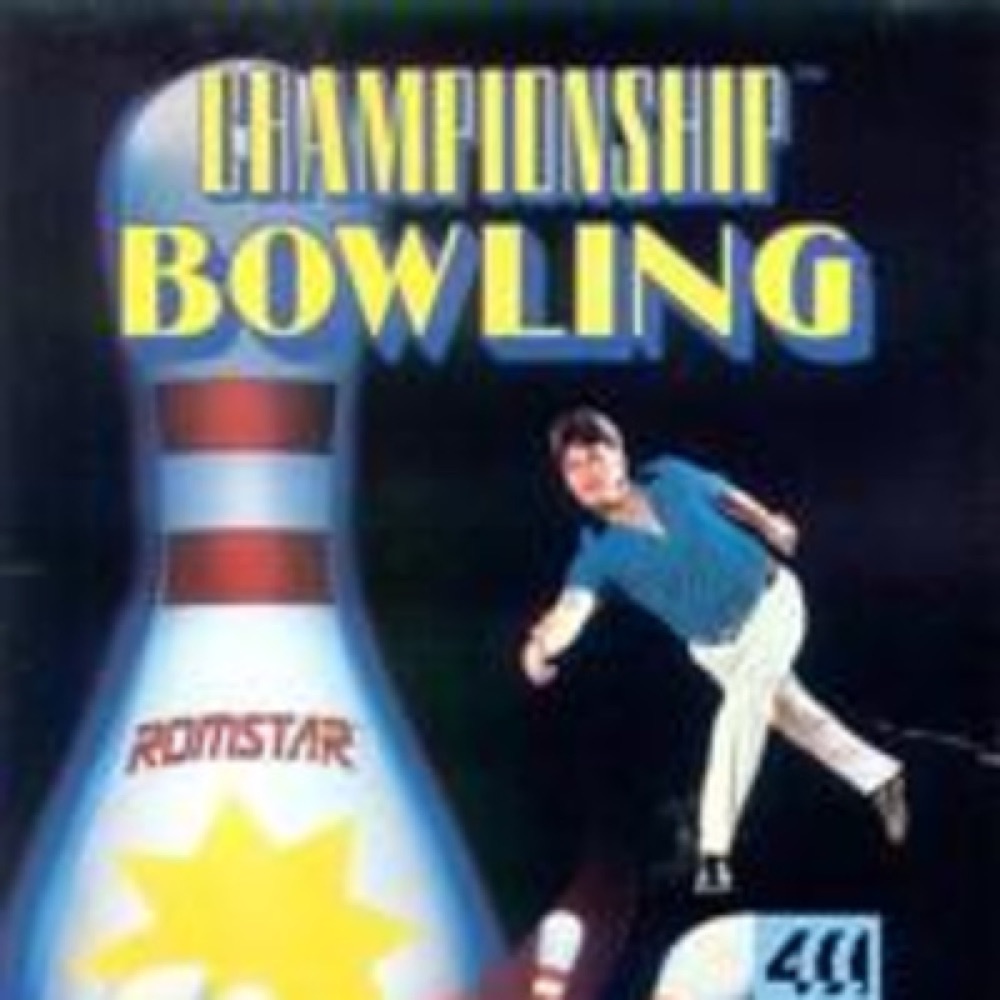 Cover art for Championship Bowling