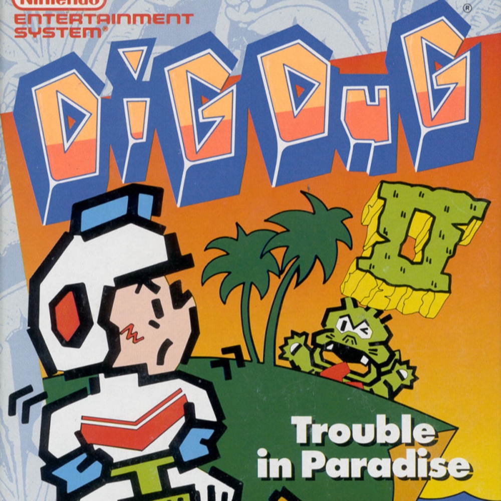 Cover art for Dig Dug II: Trouble in Paradise