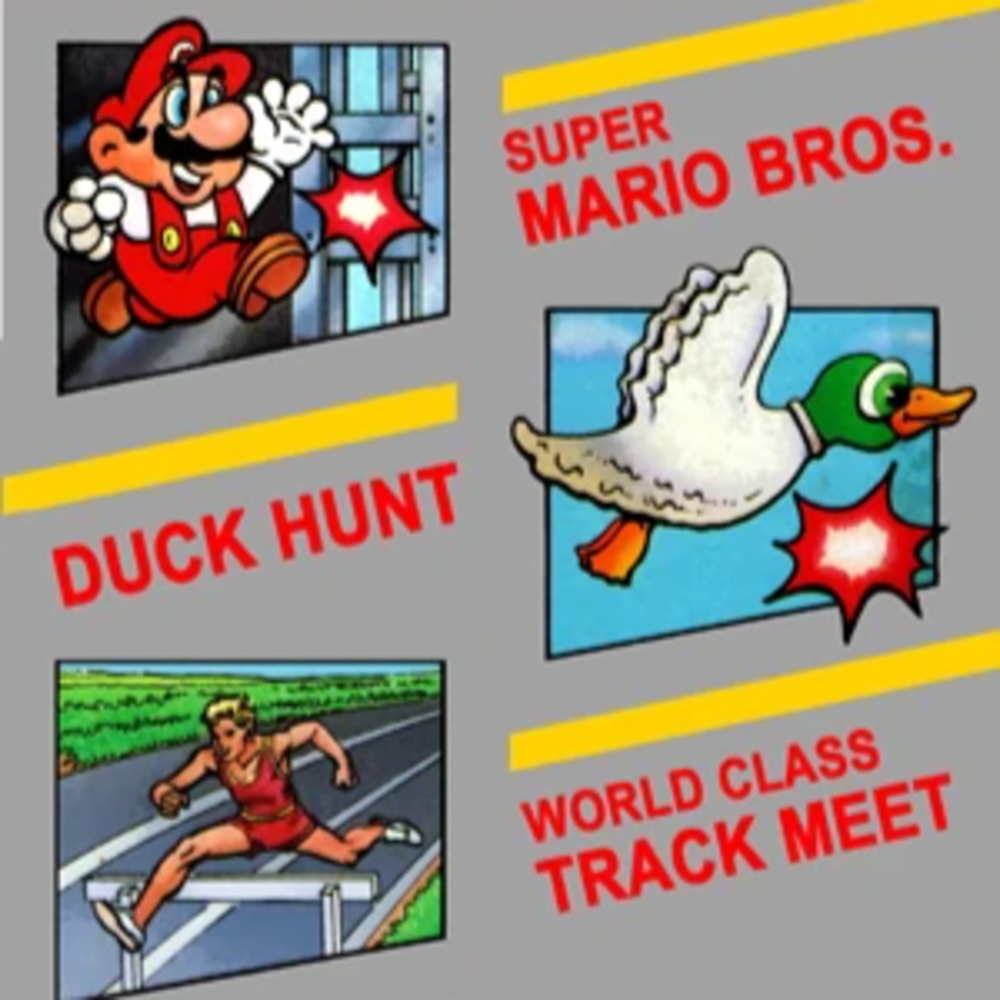 Cover art for Super Mario Bros/Duck Hunt/World Class Track Meet