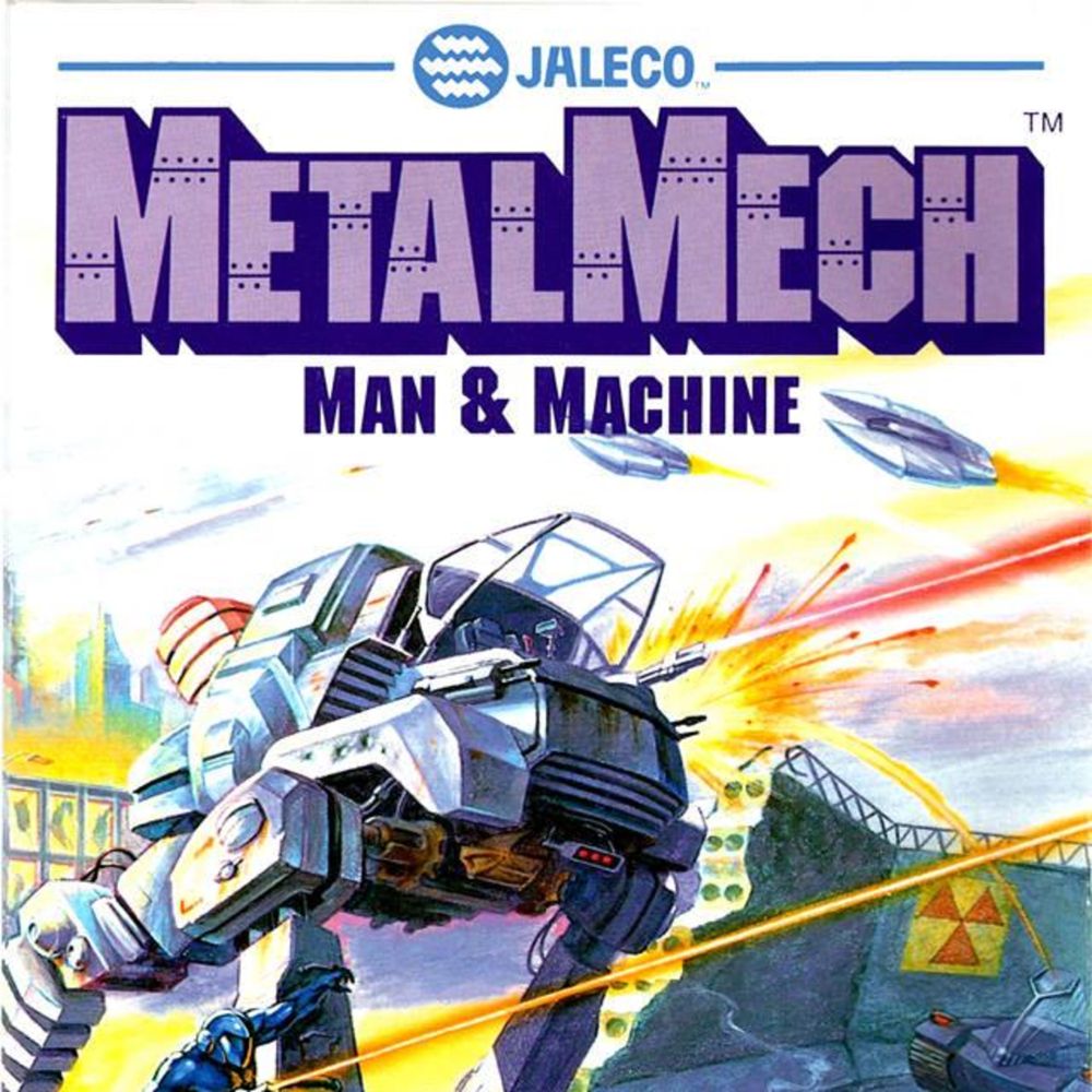 NES box art for MetalMech: Man & Machine, the cover of NEStalgia episode 450