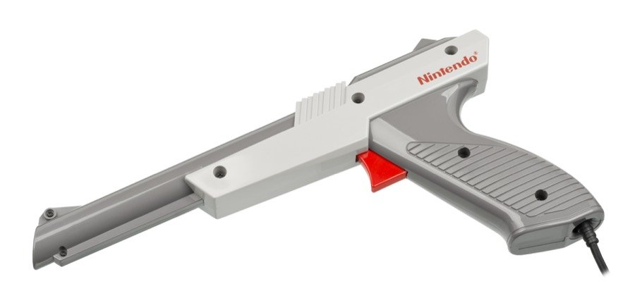 The gray NES Zapper, 1985