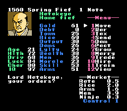 Nobunaga's Ambition (NES, 1989)