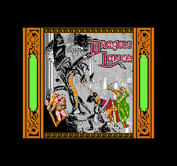 Advanced Dungeons & Dragons: Heroes of the Lance: the title screen